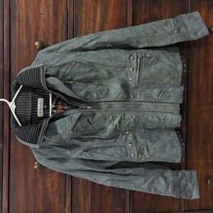 Flirty Leather Style Jacket